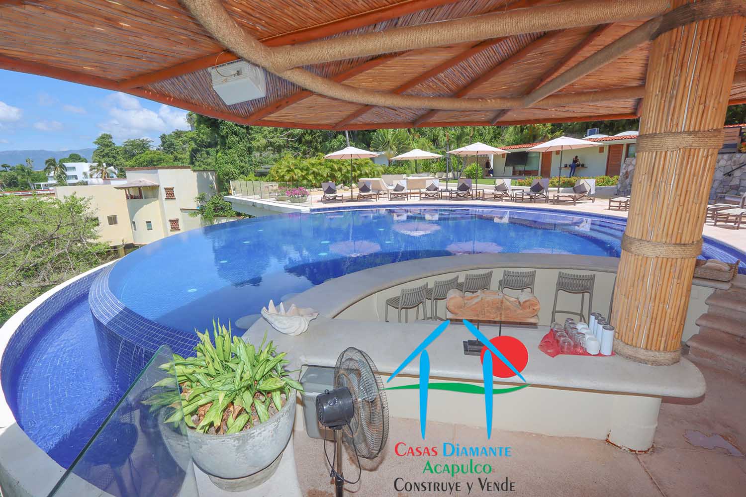 Casa 8 Caballos - Terraza con alberca 19